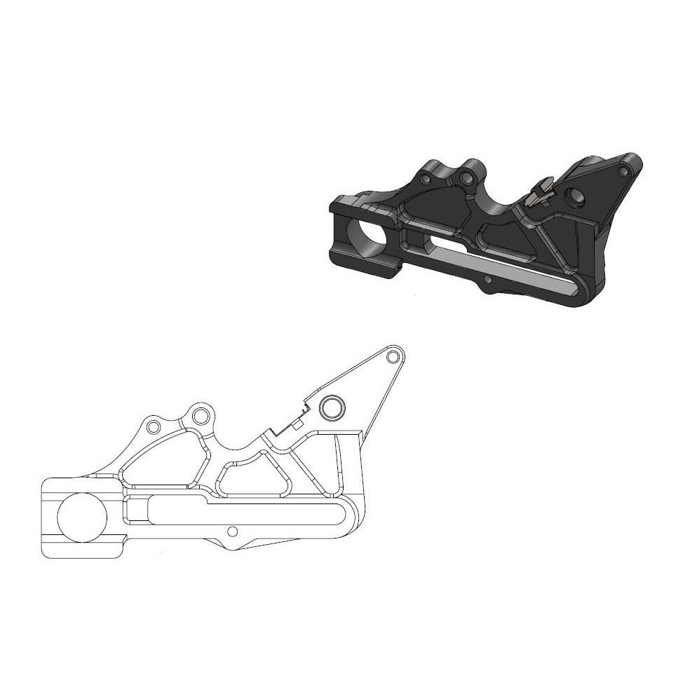 Spacer Husqvarna 125 TC (18) rear 240 mm - Moto Master MM-211103