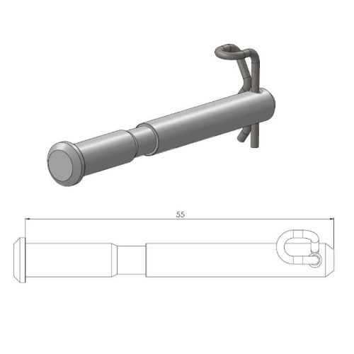 Brake caliper pin Husqvarna 350 FE (18-21) front Moto Master MM-213066