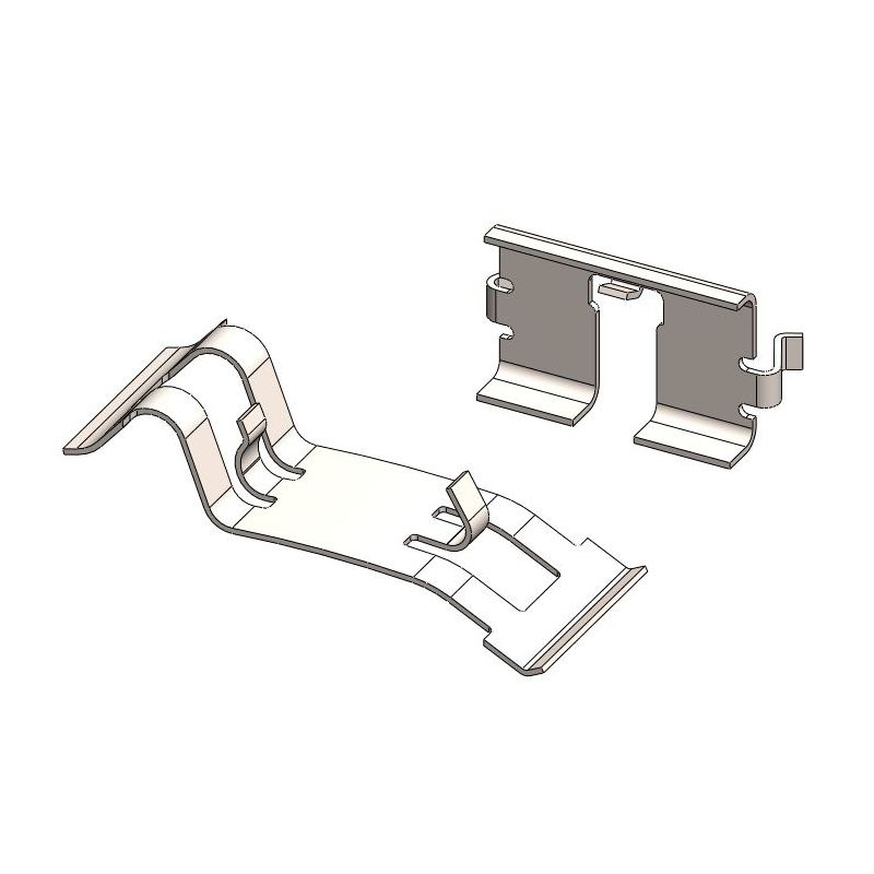 Brake pad retaining clip Husaberg 350 FE (12-14) front + metal plate MM-213095
