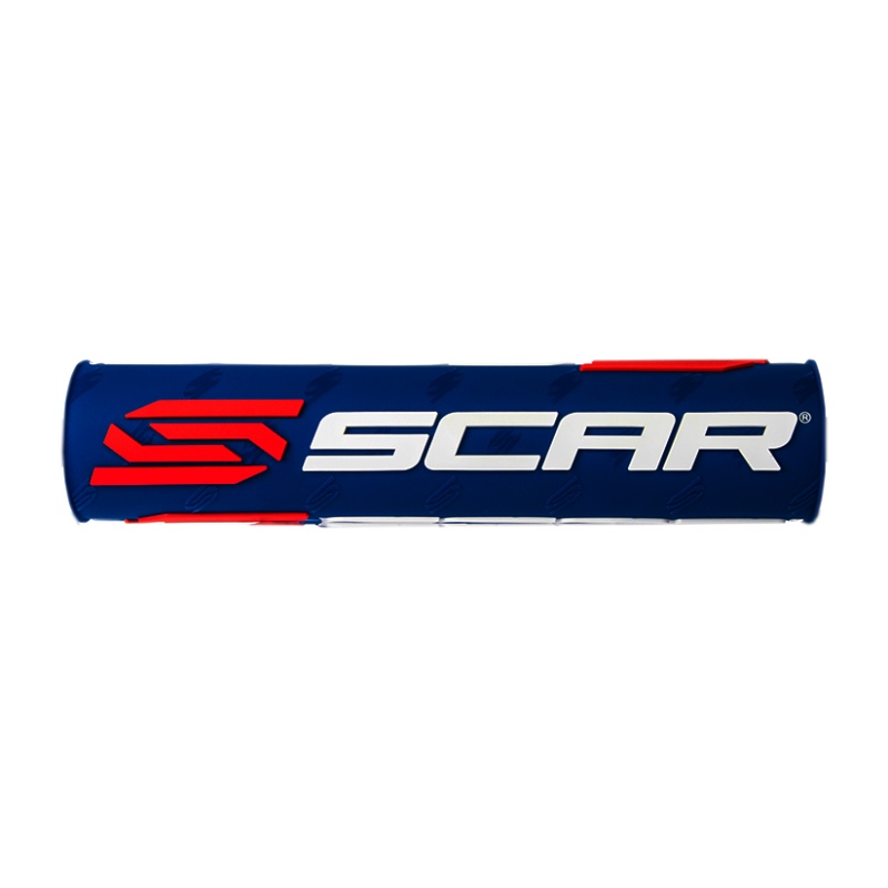 Handlebar pad Scar dark blue and white - Handlebar with crossbar MSXDKBL