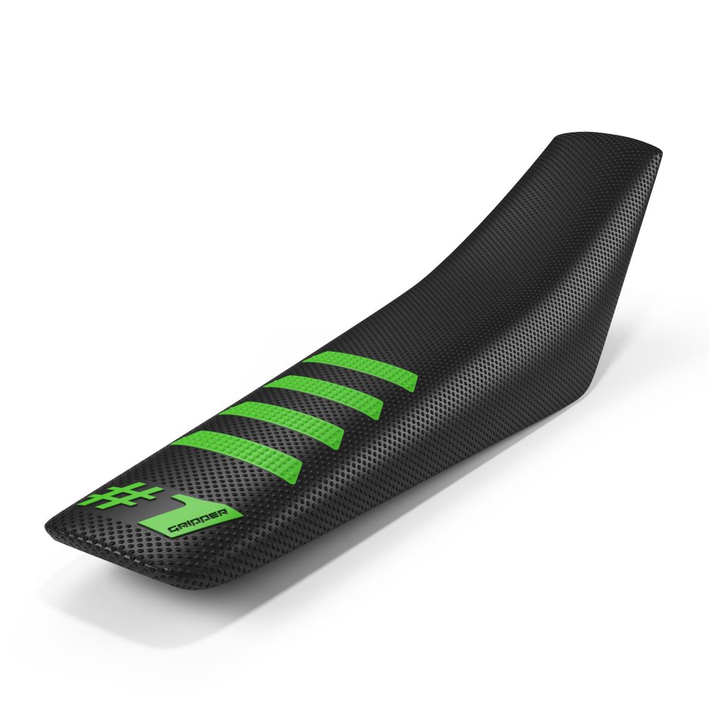 Universal seat cover Onegripper - Ribbed black and green