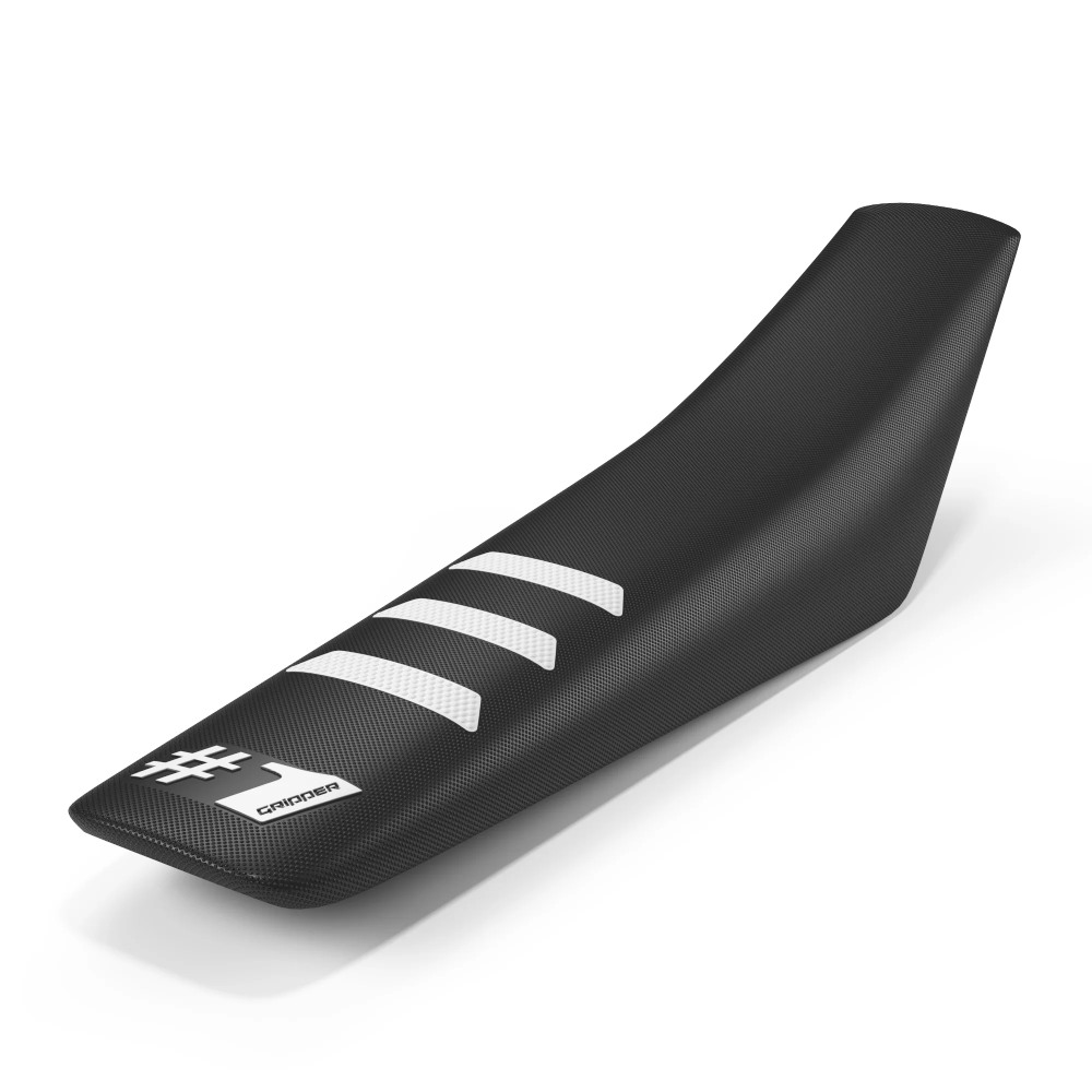 Universal seat cover Onegripper - Light Rib black and white OSC03-BLWH