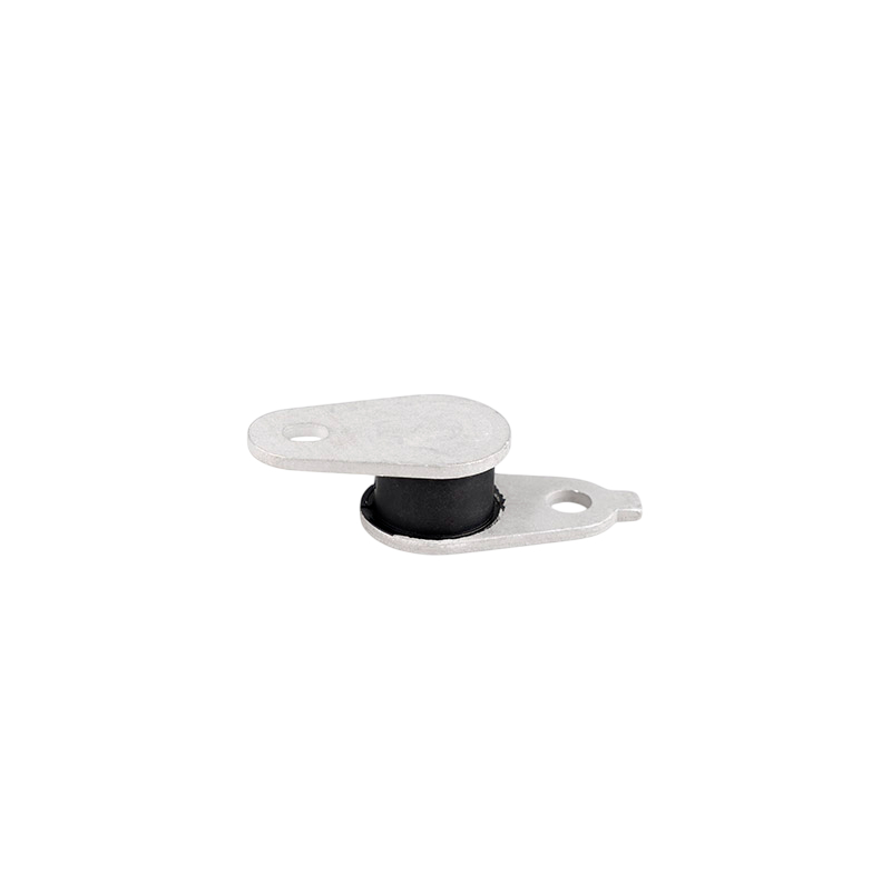Exhaust silent block with double bracket for bolts M6 OXA