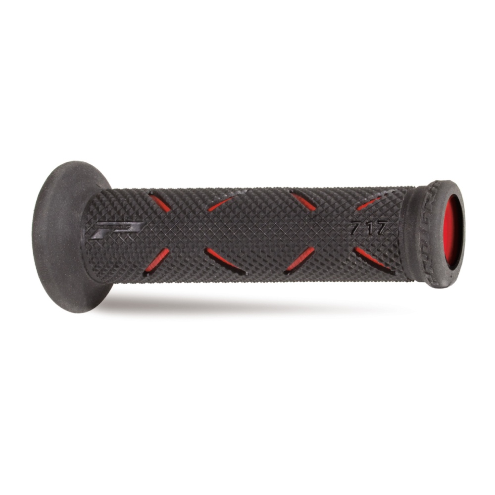 Pair of Grips road-racing Pro Grip 717 - black red