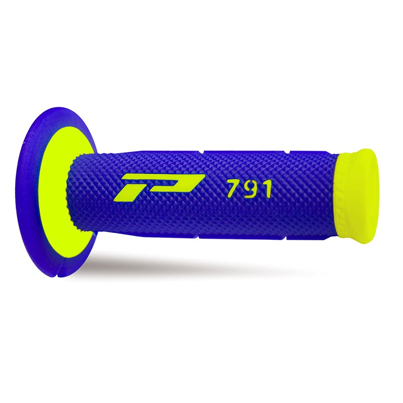 Pair of Grips off-road Pro Grip 791 - neon yellow blue