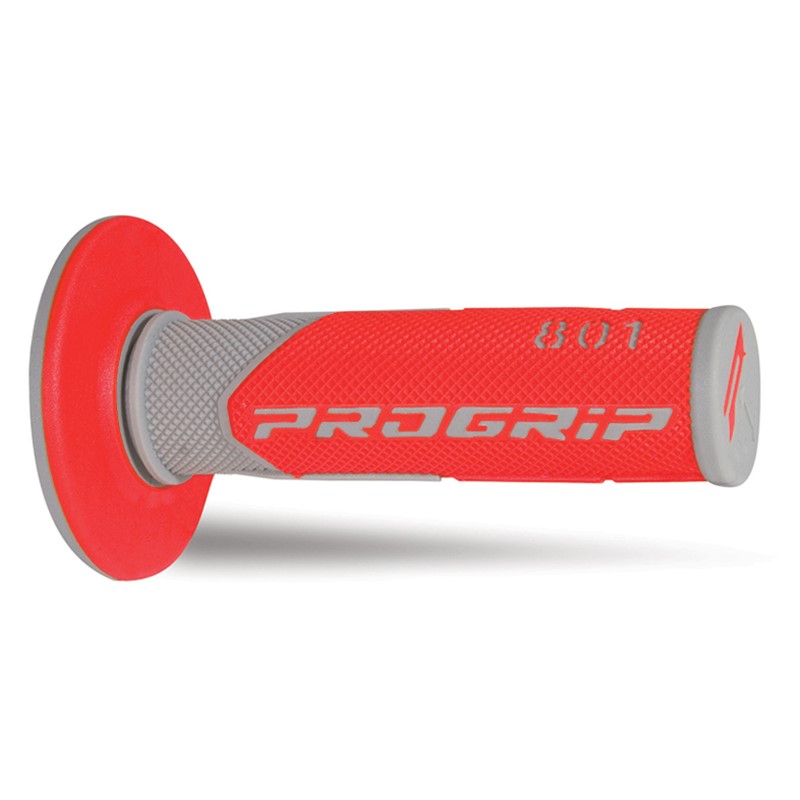 Pair of Grips off-road Pro Grip 801 - grey red