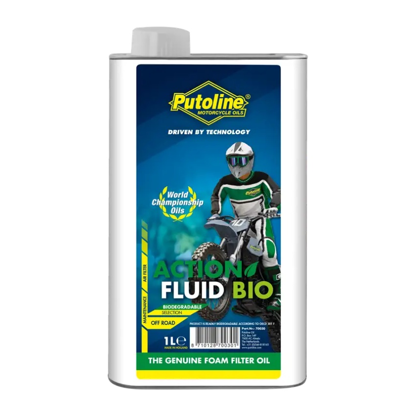Liquid air filter oil Putoline Action Fluid Bio - 1 lt PL70030