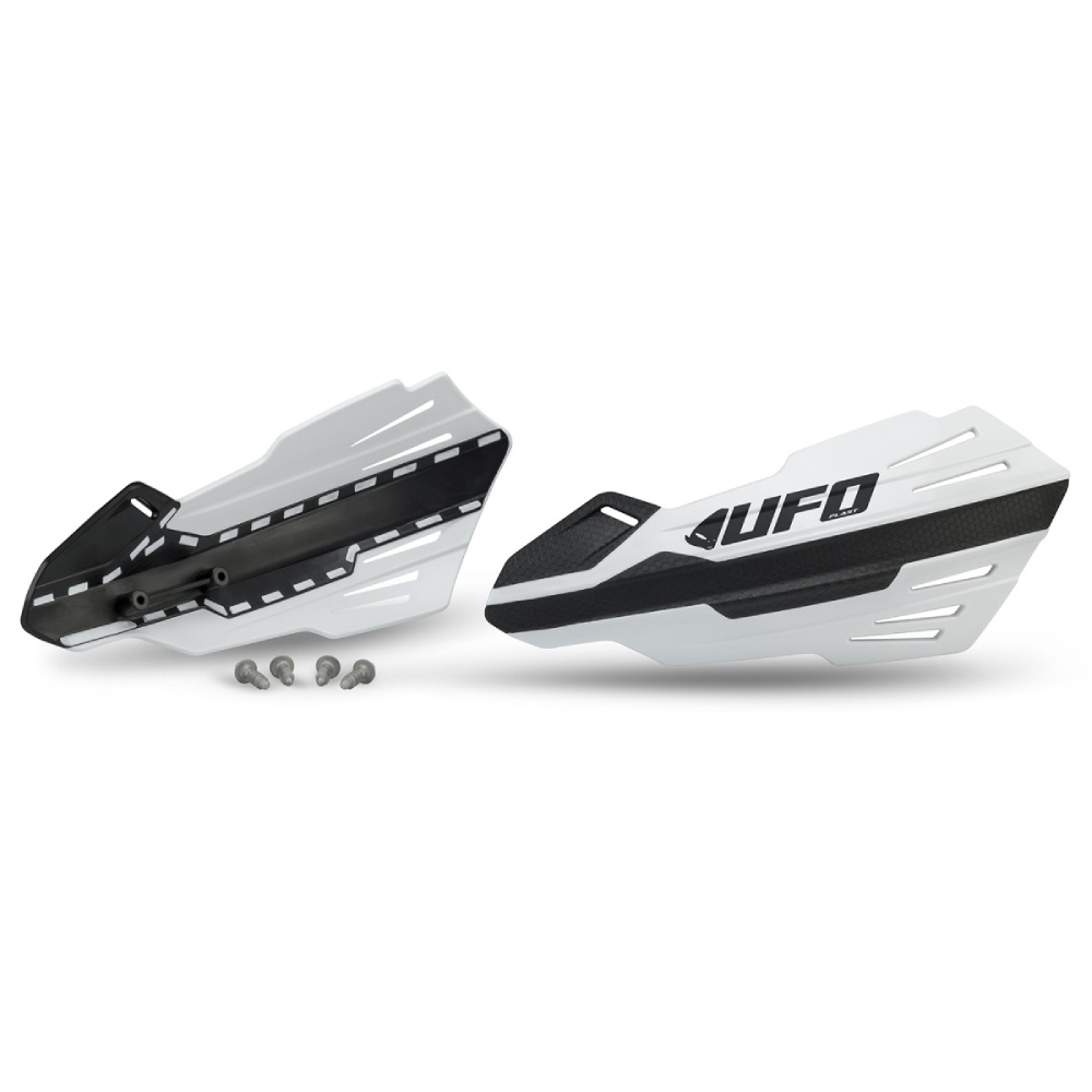 Pair of handguards UFO MERCURY for lever mounts white PM01677-040