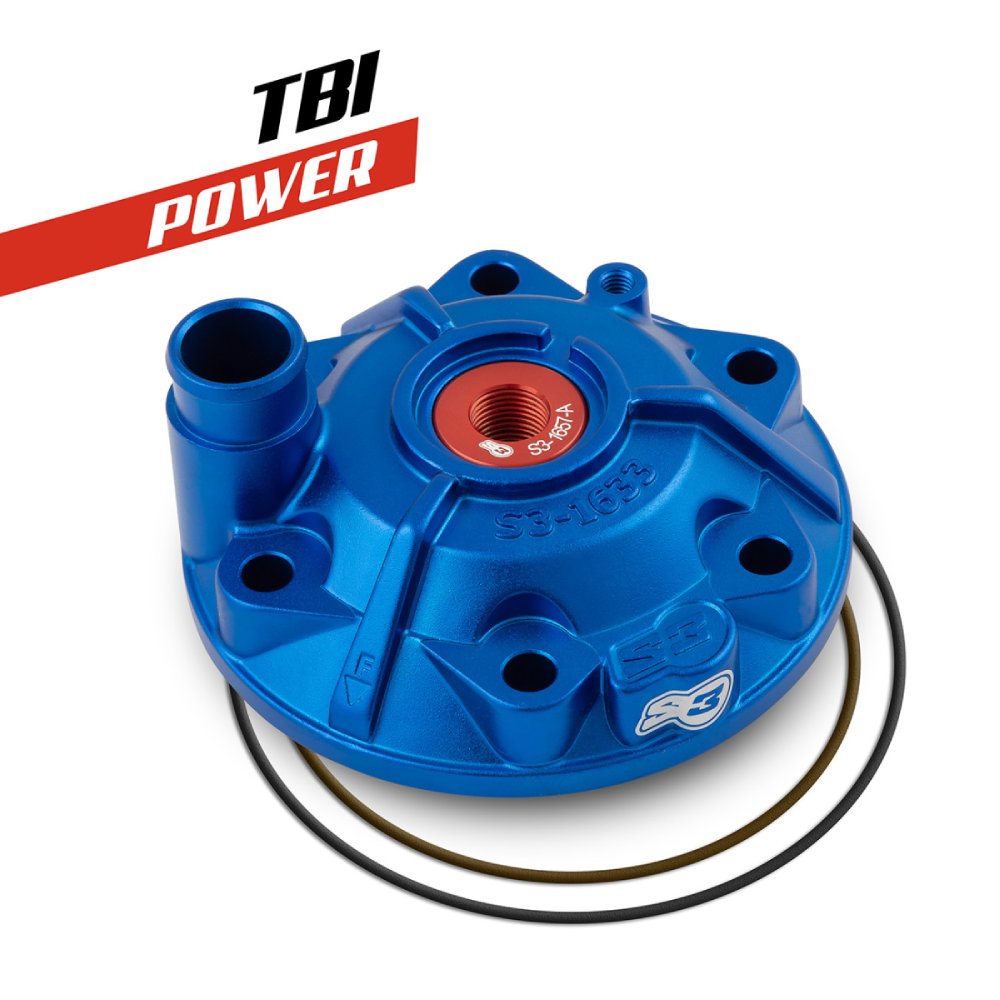 Cylinder head S3 Husqvarna 250 TC (23-27) - Power blue PWR-3361-250-U