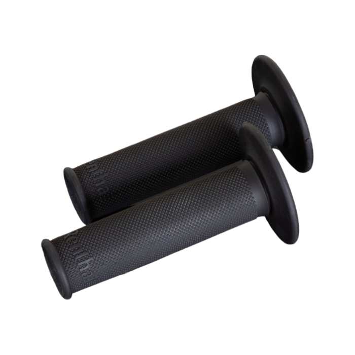 Pair of Grips off-road Renthal Original Full Diamond Hard - black