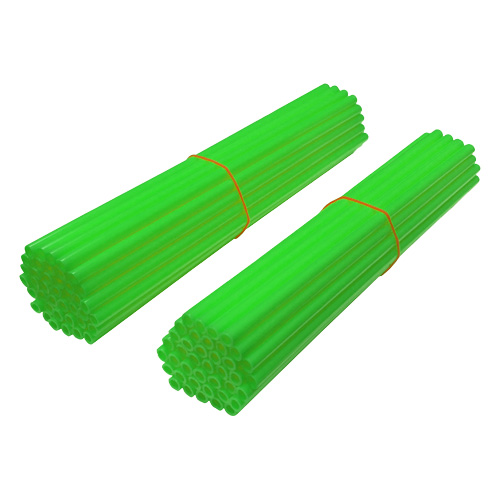 Set of 80 spoke covers green SKSK.NV