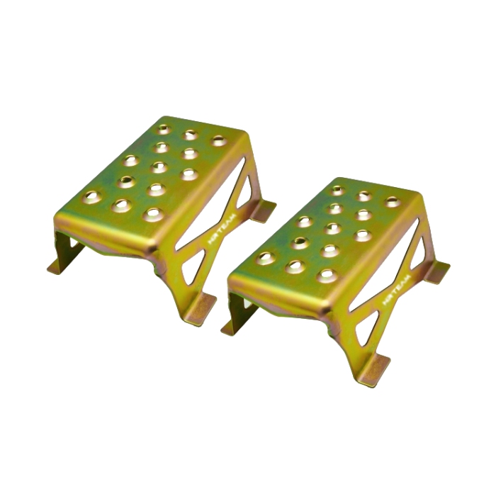 Steel start blocks