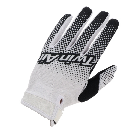 Gloves Twin Air white and black - M