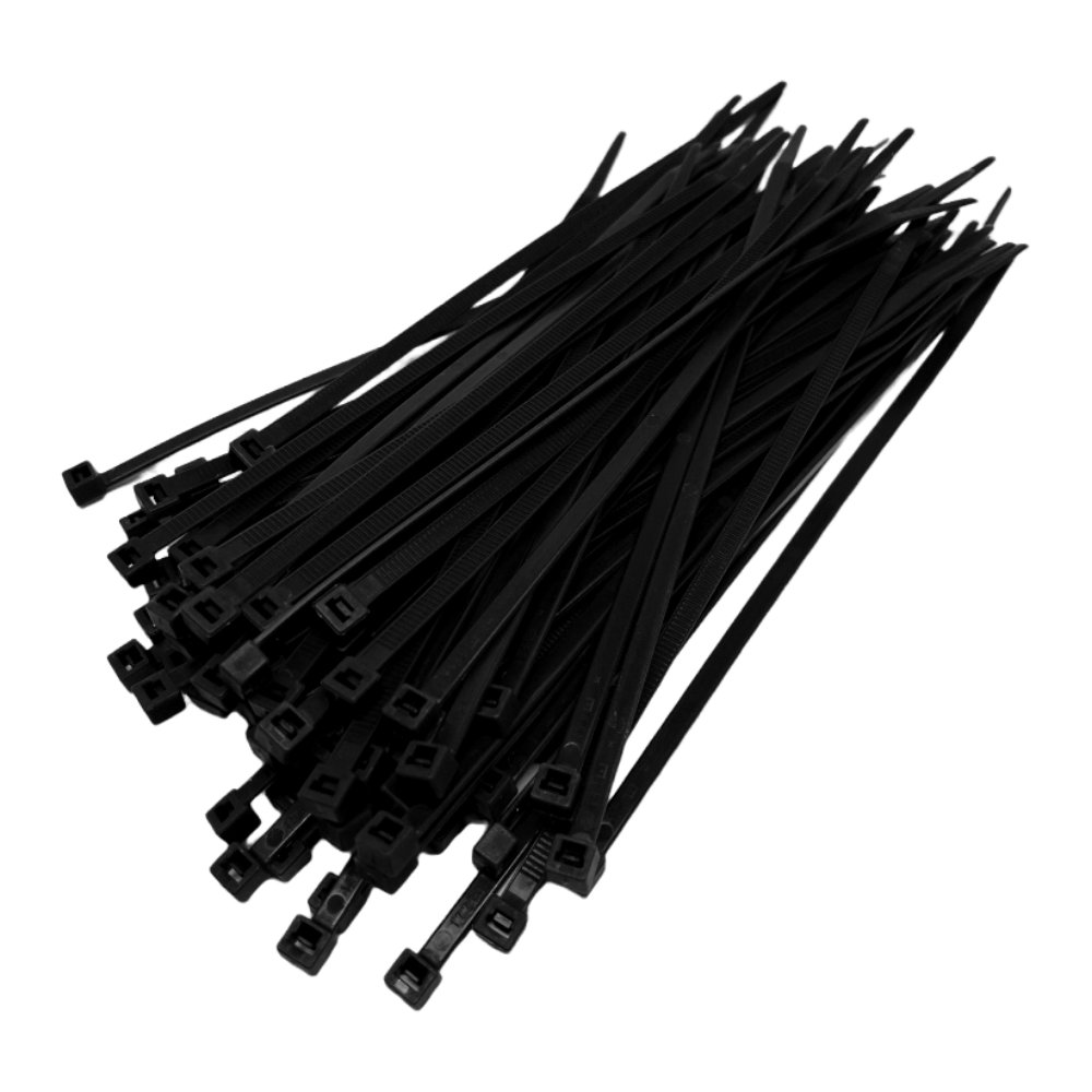Nylon cable ties Artein 4,5 x 200 mm black