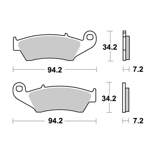 Brake pads WRP Beta RR 525 (05-09) front ceramic WG-7294-F4C