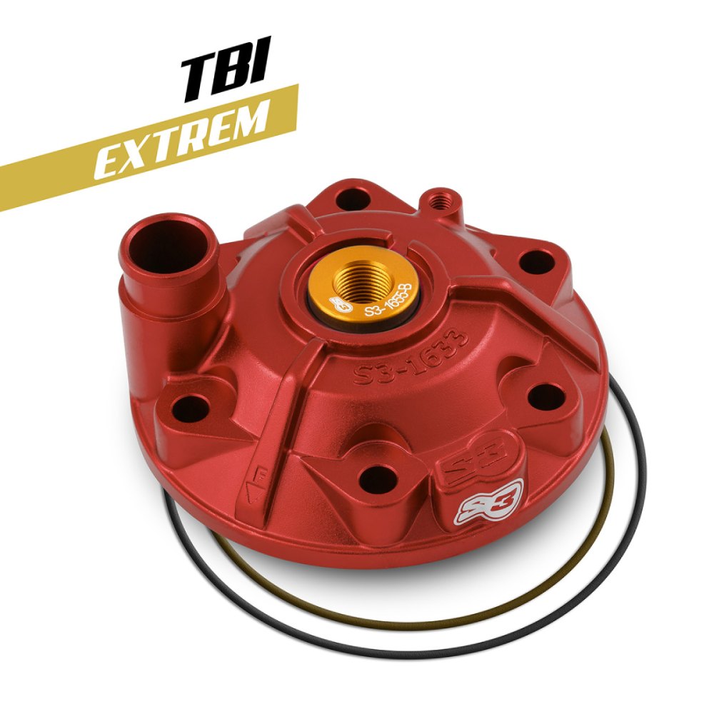 Cylinder head S3 Gasgas 250 EC (24-26) - Extreme red XTR-3361-250-R